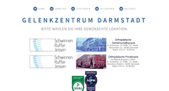 Desktop Screenshot of gelenkzentrum-darmstadt.de